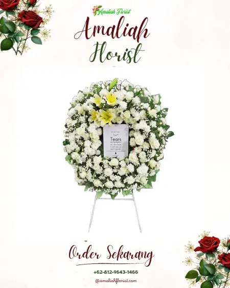 Krans Bunga Duka Oksamol